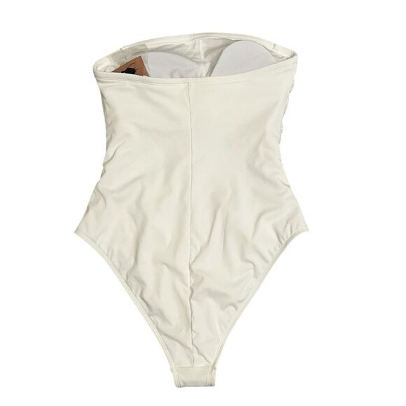 Shade & Shore White Swimwear(Size L 12-14) - Picture 3 of 6